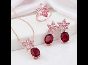 Multi-Color Stone Jewelry Set