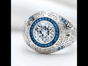 3.0 Ct Diamond Option Vintage Men's Engagement Ring