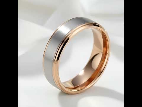 Men's 8mm Brushed Tungsten Wedding Band