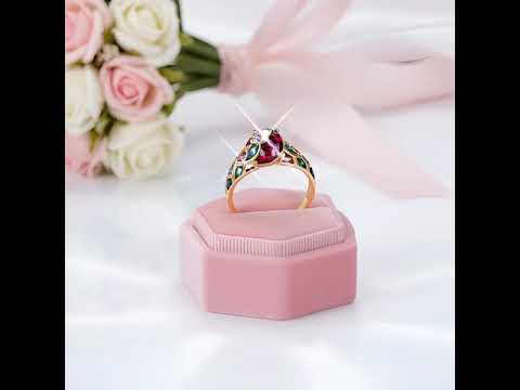 Colorful Parrot Ring