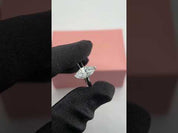 3ct Marquise Cut Diamond Option Engagement Ring