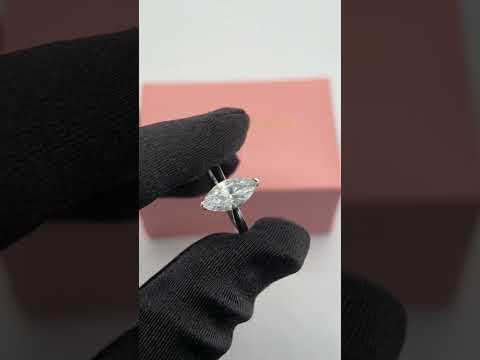 3ct Marquise Cut Diamond Option Engagement Ring