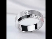 Yellow Gold & White Gold Classic Men's Wedding Band