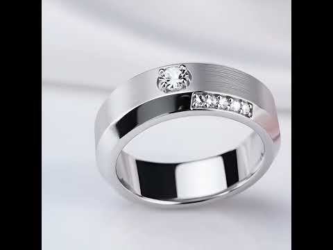 Yellow Gold & White Gold Classic Men's Wedding Band