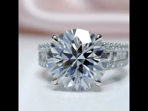 Classic 10 Ct Diamond Option Wedding Ring