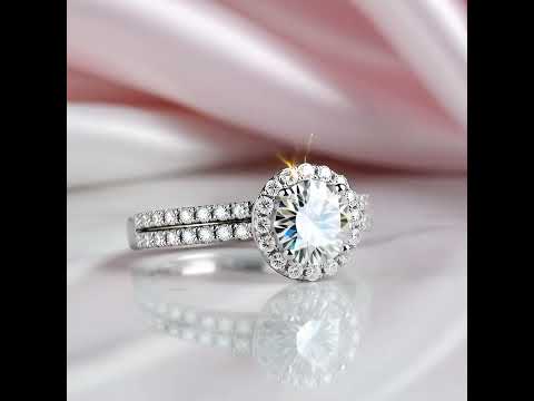 1ct Halo Diamond Ring