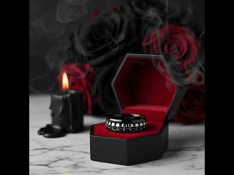 Gothic Skull Ring Band