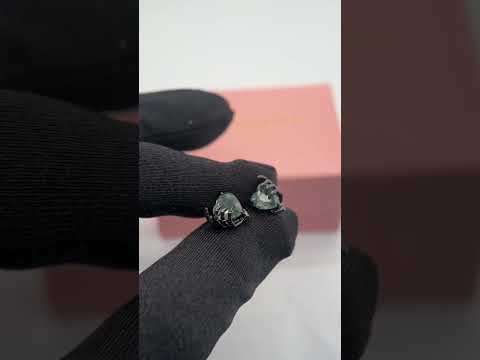 You’ve Got My Heart Forever Gothic Diamond Option Heart Earrings