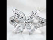 Butterfly Design Diamond Option Promise Ring