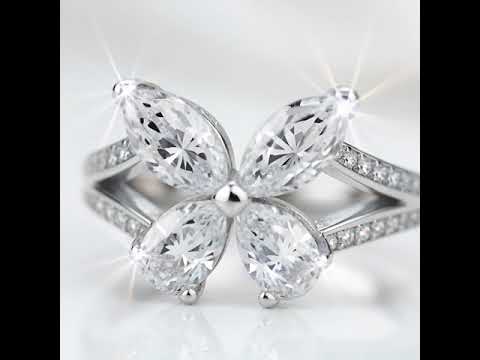 Butterfly Design Diamond Option Promise Ring