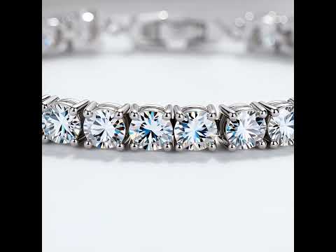 Luxury Bracelet Full of Round Diamonds