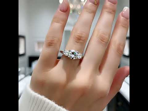 4.0 Ct Diamond Option Eternity Engagement Ring