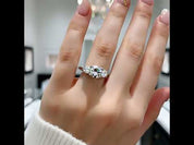 4.0 Ct Diamond Eternity Engagement Ring