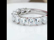 Heart Shaped Eternity Promise Ring
