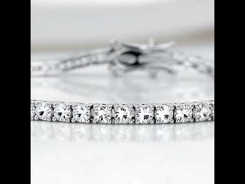 2.5mm Full Diamond Option Women's Tennis Bracelet
