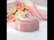 14k White Gold 2.0 Ct Diamond Option Engagement Ring