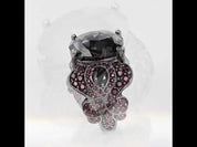 Smoky Quartz Cocktail Ring