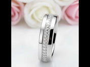 Men's Wedding Band Full-Eternity Diamond Ring
