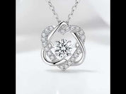 0.5 Ct Diamond Beating Heart Necklace