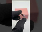 Vintage 14k Rose Gold 1.5 Ct Oval Cut Alexandrite Engagement Ring
