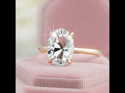 3CT Diamond Option 14k Yellow Gold Engagement Ring