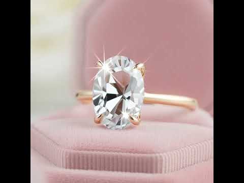 3CT Diamond Option 14k Yellow Gold Engagement Ring