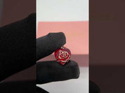 Romantic Rose Heart Pendant