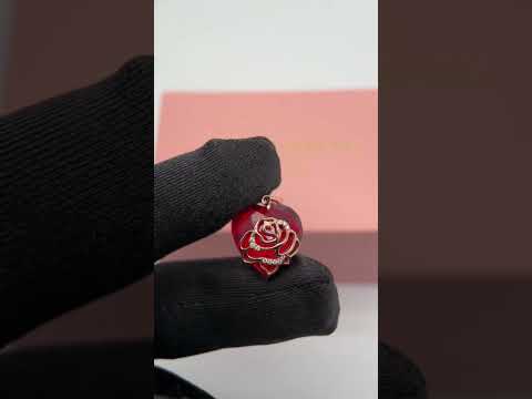 Romantic Rose Heart Pendant