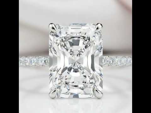 Classic Radiant Cut Diamond Option Engagement Ring