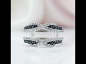 Round Diamond Option Twist Design Ring Enhancer