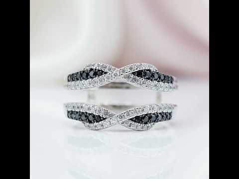 Round Diamond Option Twist Design Ring Enhancer