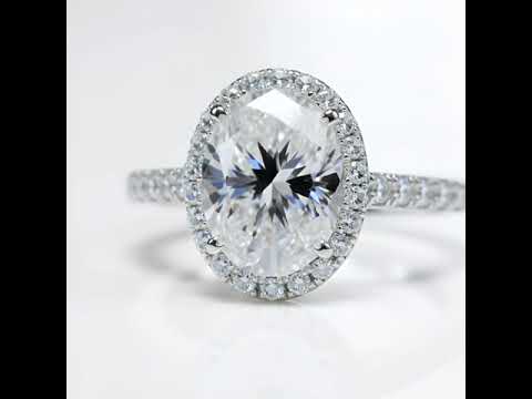 Oval Cut 2.0 Ct Diamond Option Engagement Ring