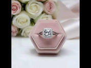 1.0 Ct Round Cut Diamond Option Split Shank Engagement Ring