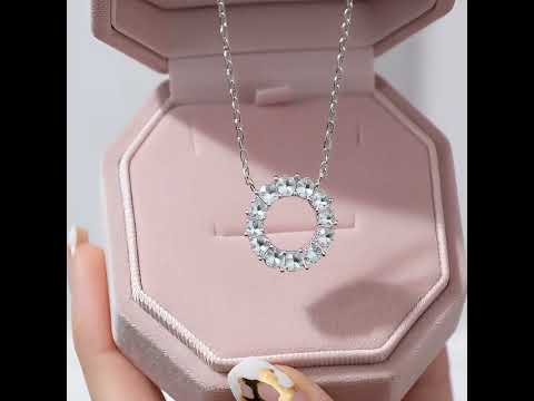 1.2ct Diamond Option Circle Necklace