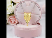 Clock Shape Love Forever Necklace