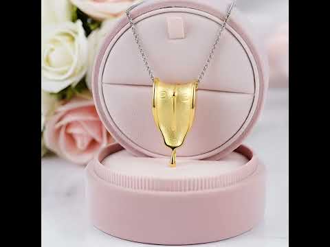 Clock Shape Love Forever Necklace