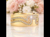 Matching Interlocking Puzzle Promise Ring