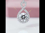Diamond Music Pendant Necklace