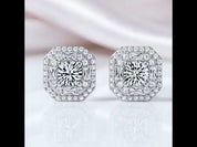 0.5 Ct Round Cut Diamond Option Stud Earrings