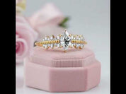 Classic Marquise-cut Diamond Option Engagement Ring