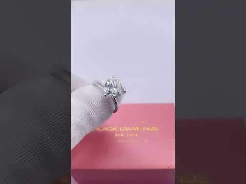 4.0 Ct Heart Cut Diamond Option Solitaire Engagement Ring