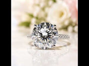 18k White Gold 4ct Diamond Option Engagement Ring