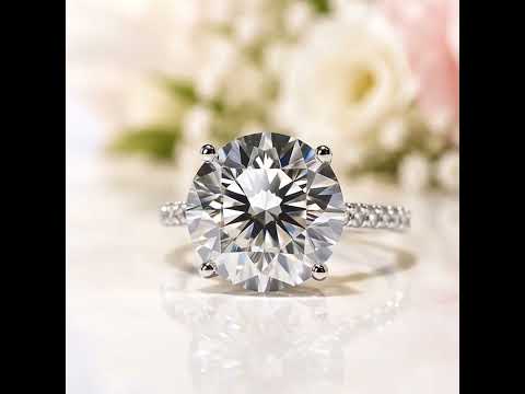 18k White Gold 4ct Diamond Option Engagement Ring