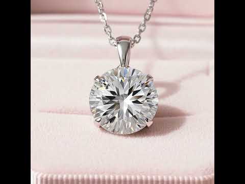 Inlaid 1.0 Ct Diamond Option Clavicle Chain Necklace