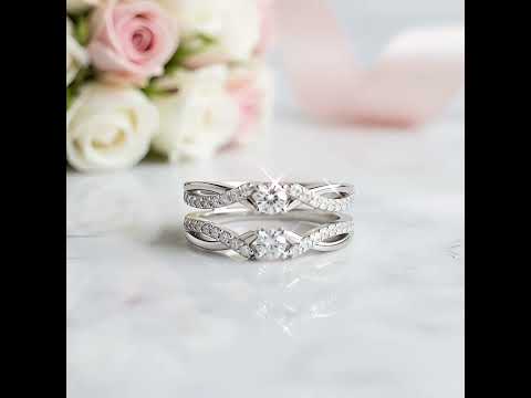 Round Cut Diamond Option Enhancer Wedding Band