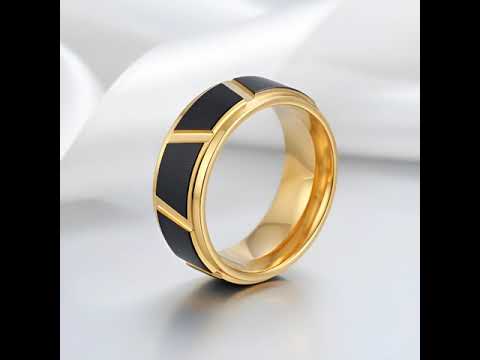 Men's 8mm Tungsten Carbide Luxury Wedding Band