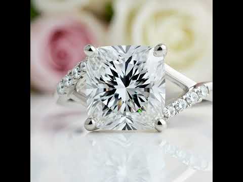 2.0 Carat Princess Cut Women's Engagement Ring