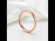Simple 2mm Women's Wedding Band