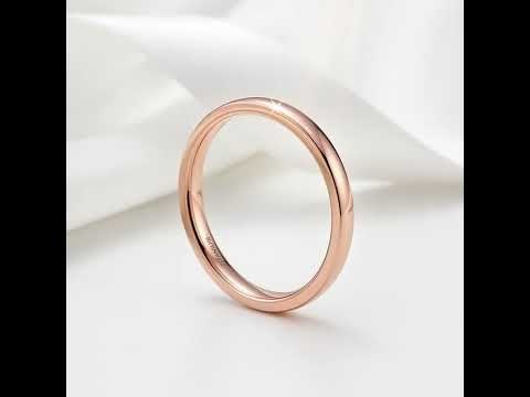 Simple 2mm Women's Wedding Band