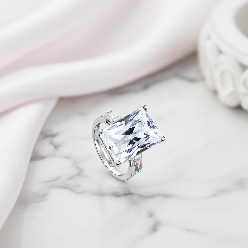 Radiant Cut Diamond Option Luxury Engagement Ring-Black Diamonds New York